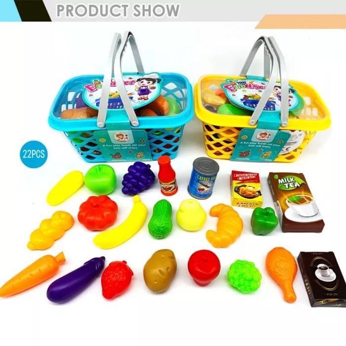 Children's Small Toys Set Fresh Fruit Vegetables Cutting Toy Funny