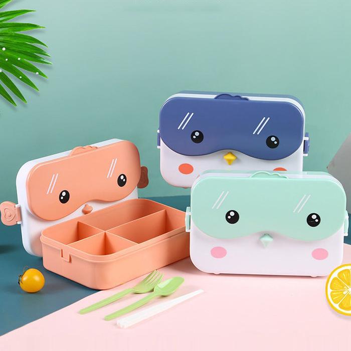 Cartoon Insulated Lunch Box Square Lunch Box Student Office Worker