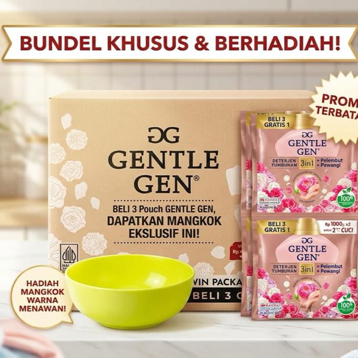 Gentle Gen Free mangkok (1 Dus) gentle gen promo
