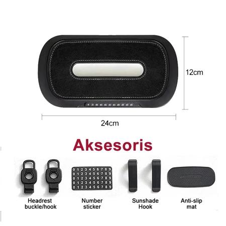 【COD】Tempat Tisu Mobil Gantung Kotak Tisu Mobil Tissue Mobil Tempat Tisu Mobil Car Visor Box