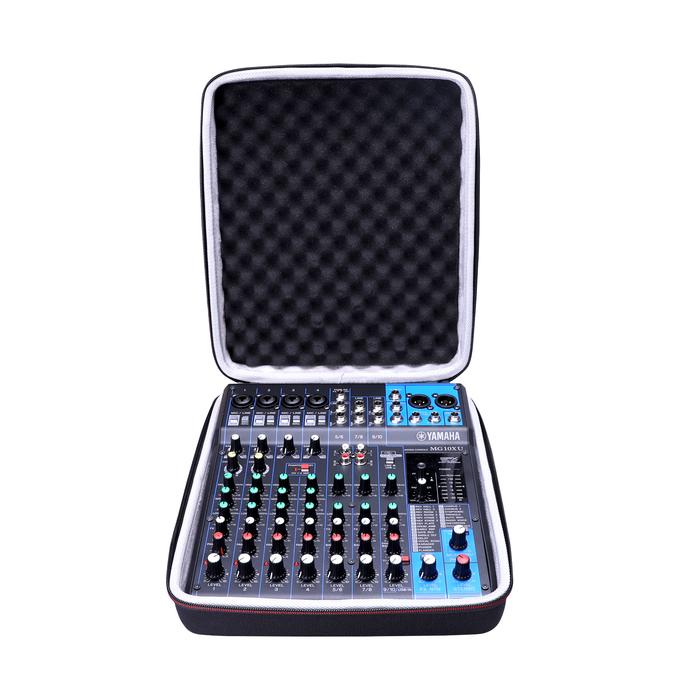 LTGEM Black  EVA Hard Case for YAMAHA MG10XU 10-Input Stereo Mixer