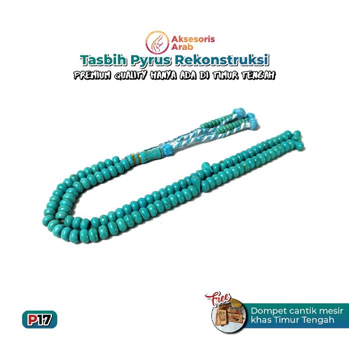 Tasbih Pirus Fairus Pyrus Asli Import Mesir