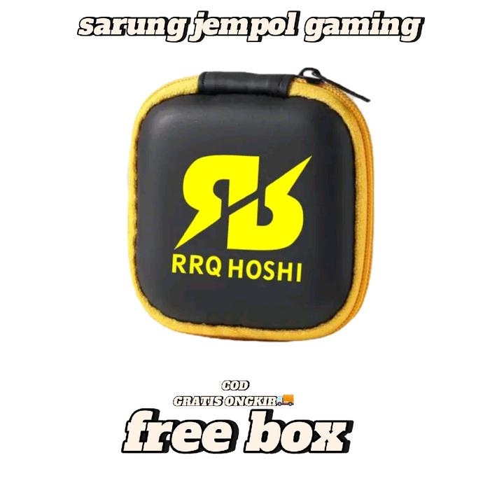 RRQ paket 5 sarung jempol  gaming  PUBG FF MOBILE LEGEND Gloves Joystick