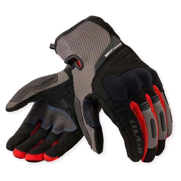 GLOVE REVIT CAVERN GREY RED | SARUNG TANGAN MOTOR ADVENTURE TOURING | ORIGINAL