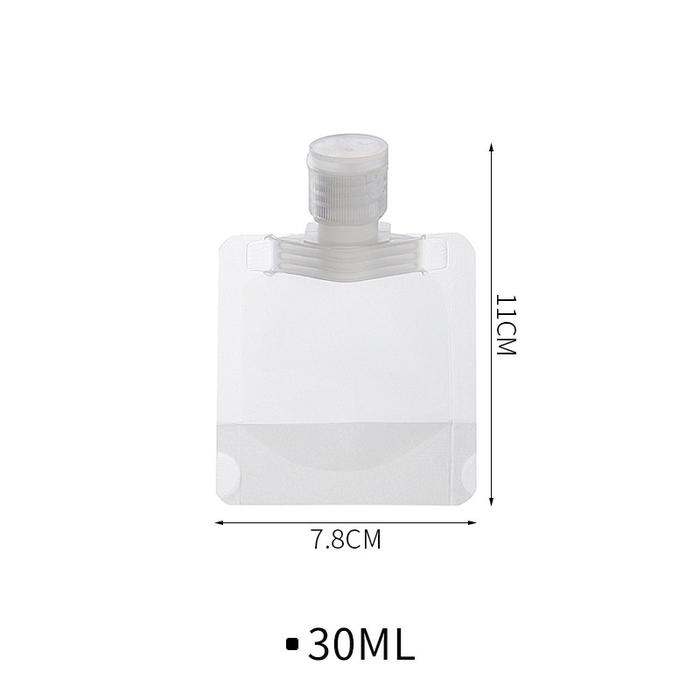 U-LIVING TRAVEL BOTOL REFILL TEMPAT SABUN CAIR BOTOL SABUN TRAVEL PLASTIK FLIPTOP TRAVEL BOTTLE COSM