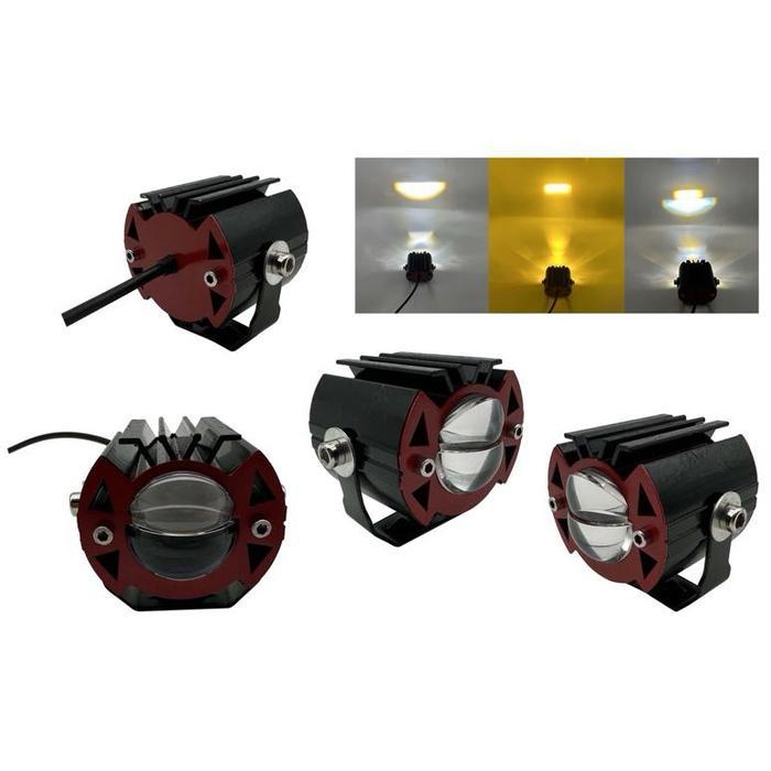 LAMPU TEMBAK SOROT MINI DRIVING LED LAMPU TEMBAK OWL 1 MATA CUT OFF PUTIH KUNING WATERPROOF LAMPU LA