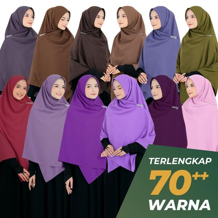 | Jilbab Segi Empat Syari Jumbo Tebal Polos Syaree Fashion Oki Setiana Dewi 150x150