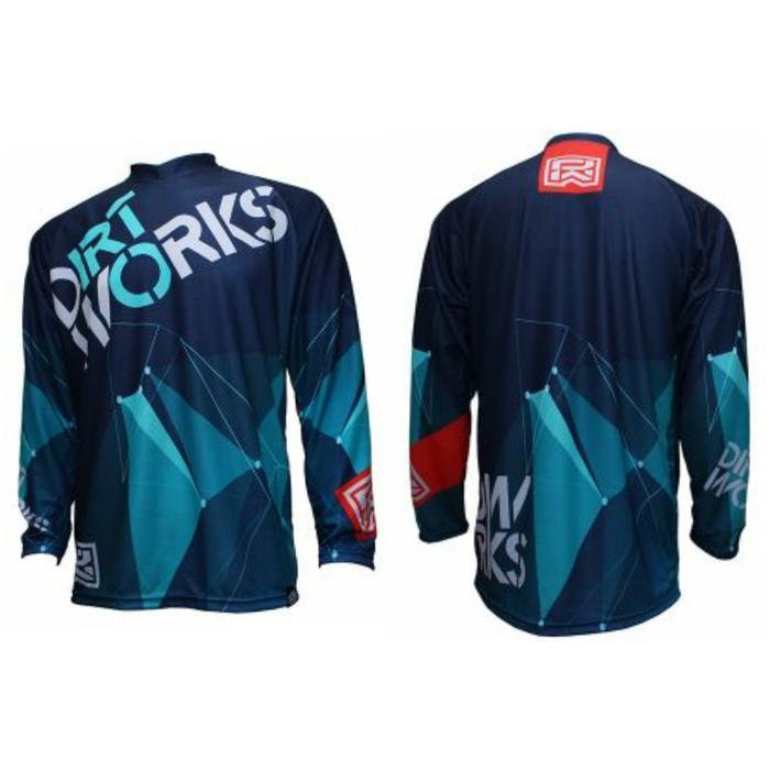 PREMIUM Jersey sepeda MTB DIRTWORKS NITERIDE - Original Adem dan Nyaman