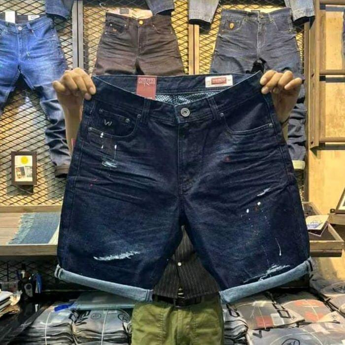 celana jeans pendek werco original termurah/celana jeans pendek werco masa kni/celana jeans pendek w