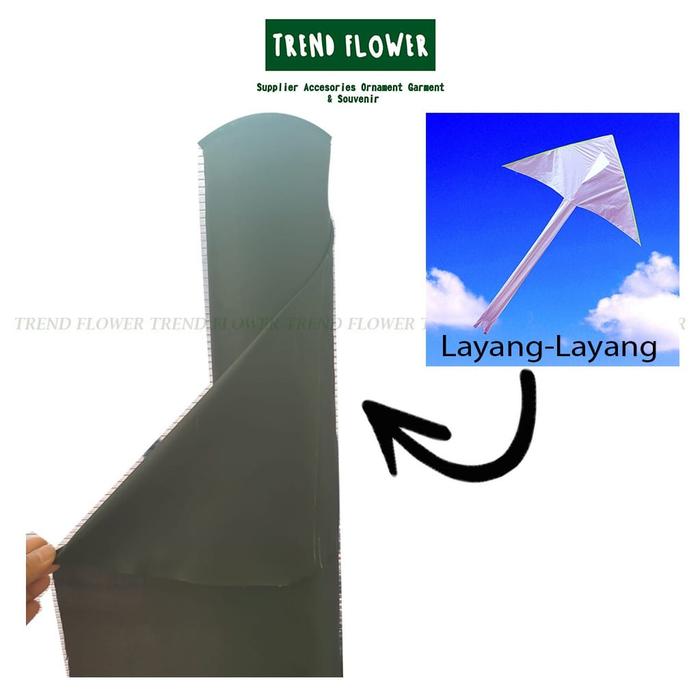 [ GROSIR ] kain furing ripstop parasut HITAM waterproof APR kain layang layang kuat tidak tembus air