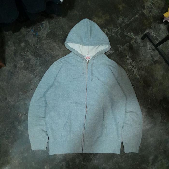 BASIC UNITED ATHLETIC ZIPPER HOODIE GREY