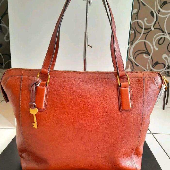 Tas Wanita Jacqueline Tote Brown With Key