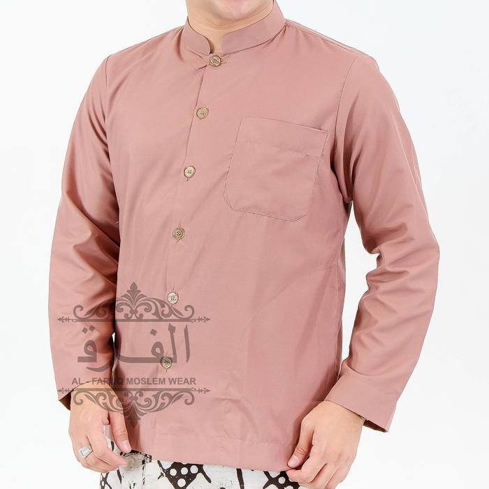 KOKO HAIBAH COKSU POLOS LENGAN PANJANG BAJU KOKO HABAIB MURAH KOKO HABIBI BAJU TAQWA KATUN MUSLIM CO