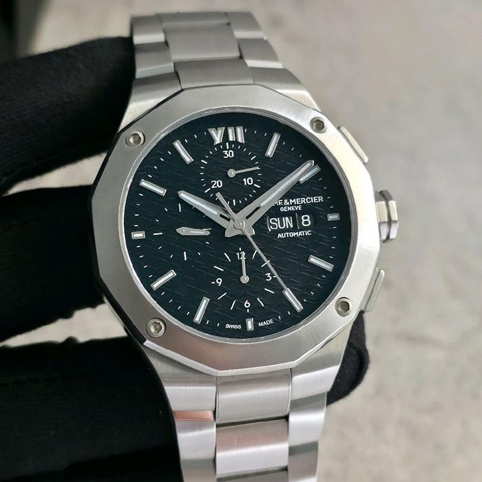 Jam Tangan Baume Mercier Riviera Chronograph 43mm Fullset 2022 Like New