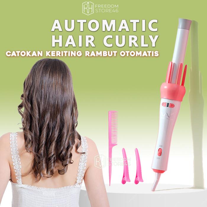 Catok Curly Otomatis Vivido Vogua 28mm Hair Curler Automatic Catokan Keriting Rambut Professional