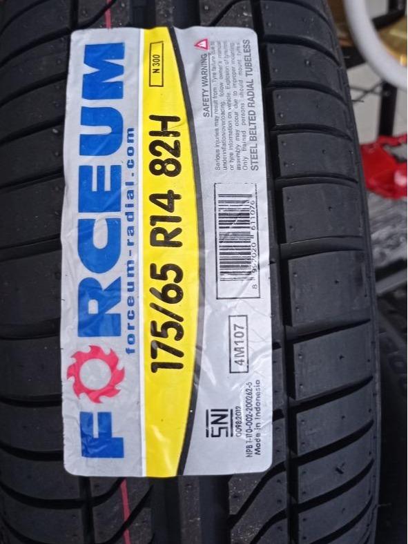 ban mobil ring 14 FORCEUM ECOSA 175 65 R14 - tub less bukn Michelin
