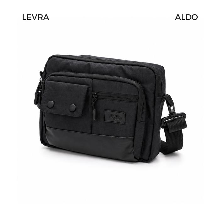 Levra Aldo – Slingbag Pria Casual - Tas Kantor Muat Tablet 10 Inch Bahan Ringan