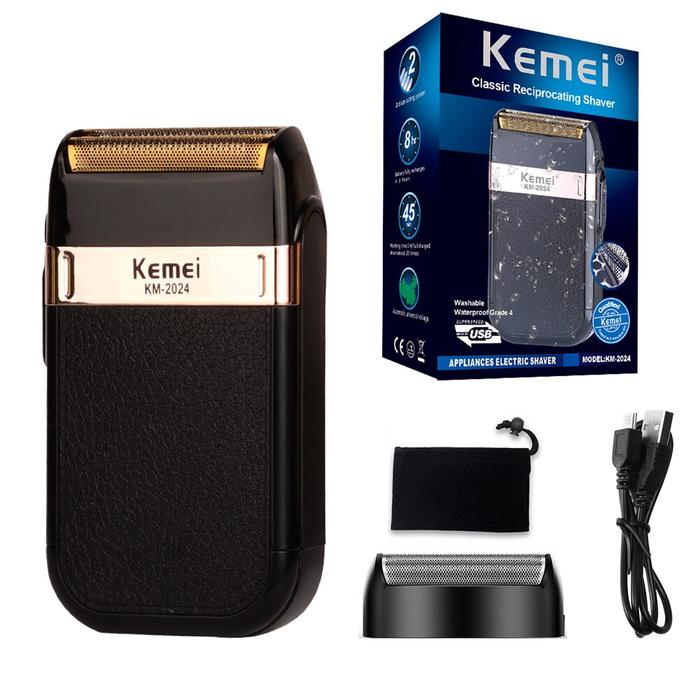 Kemei Powerful Rechargeable Shaver For Men Electric Shaver Sheet