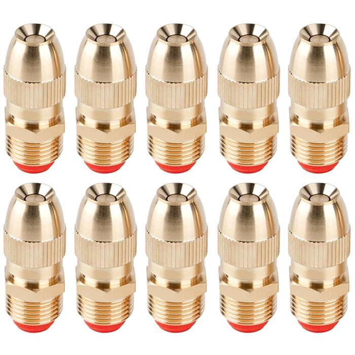 Terlaris, 10Pcs 1/2 Inch Adjustable Sprinkler Middle Distance