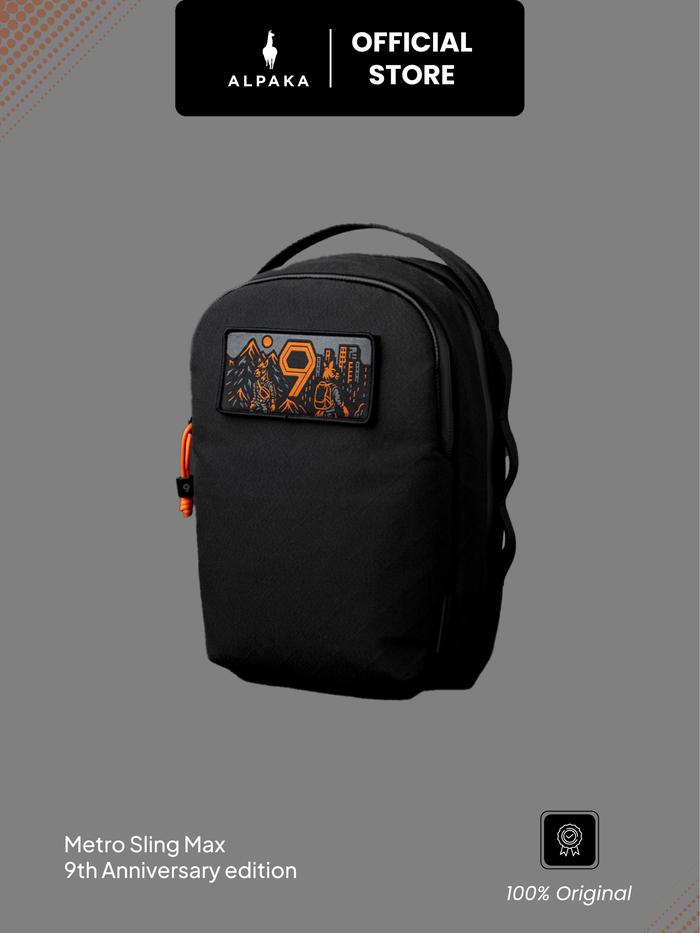 Alpaka Metro Sling Max 9th Anniversary Limited Edition with Patch Tas Selempang Pria