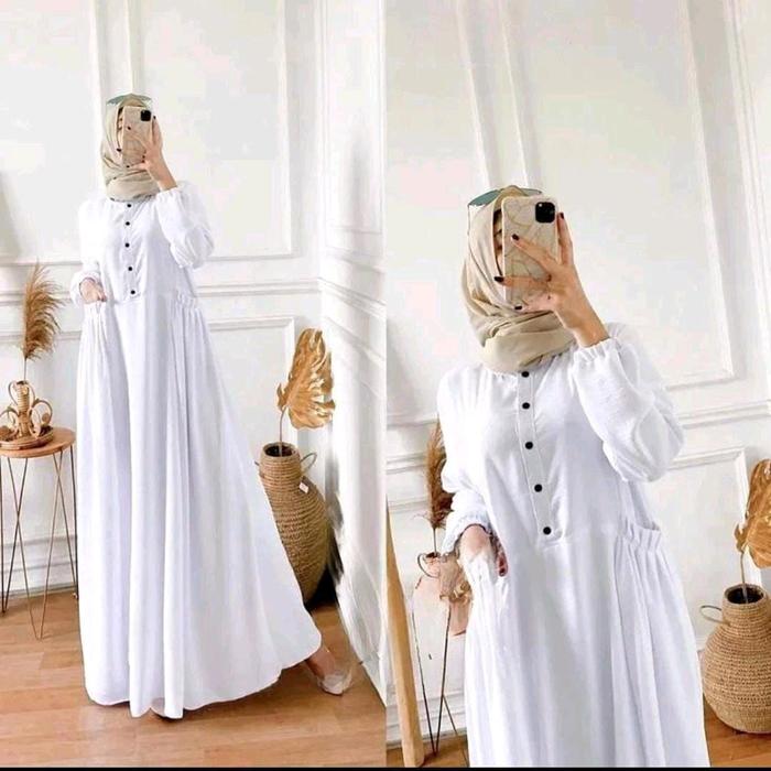 gamis busui chika gamis harian gamis simple