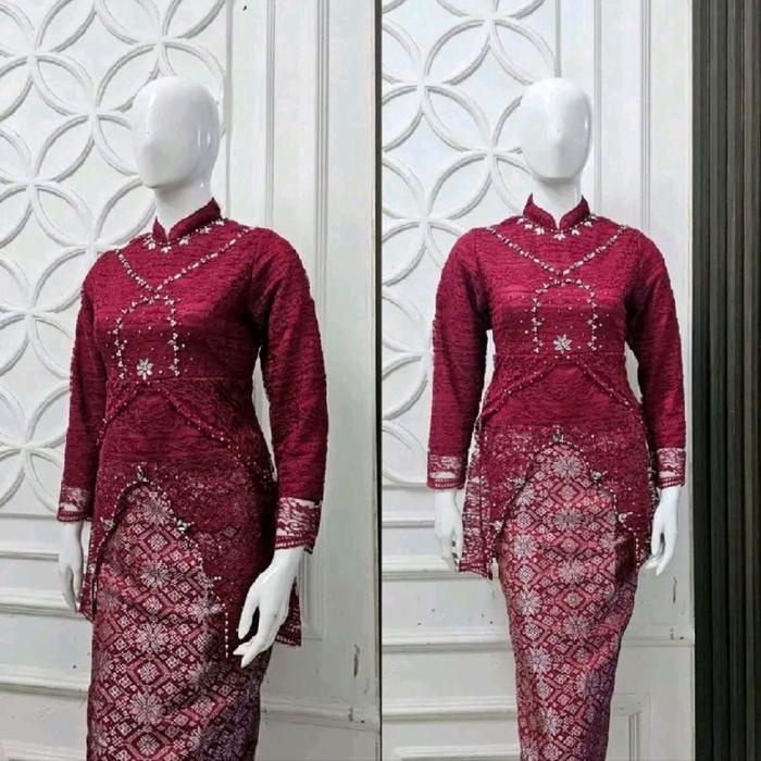Atasan Kebaya Casual Modern 2025/Kebaya Modern Terbaru 2025/Kebaya Set Rok Songket/Kebaya Tunik Terb