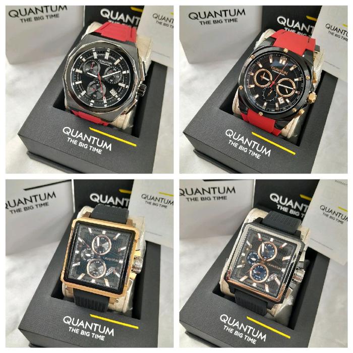 Jam Tangan Pria Quantum Strap Rubber Watches