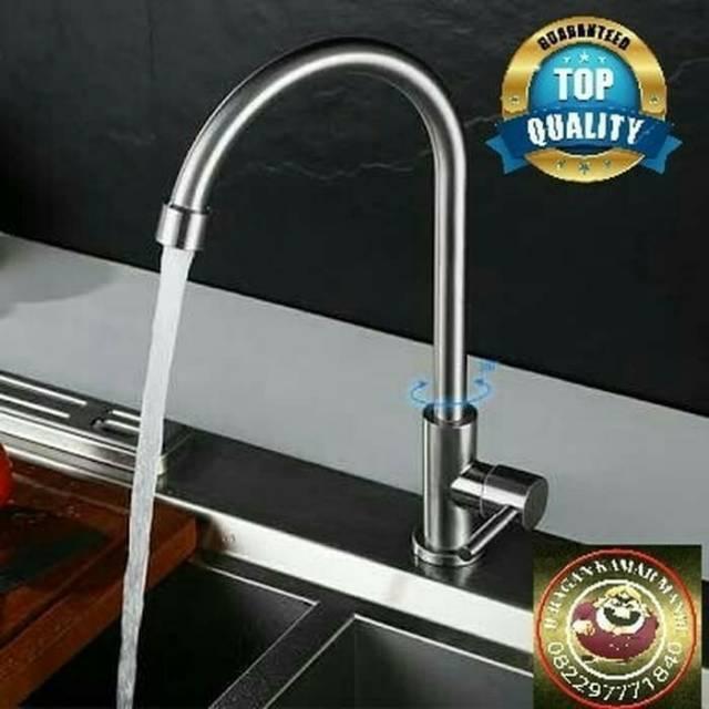Kran angsa meja stainless / kran sink/ kran dapur/kran cuci piring