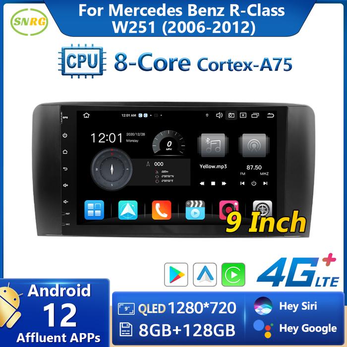 SNRG Radio mobil dengan layar Android untuk Mercedes Benz C W203 CLC
