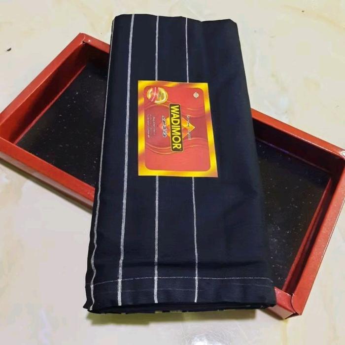 Sarung tenun motif,polos WADIMOR Original sarung dewasa Pria Muslim Mewah Nyaman  Kain sutra