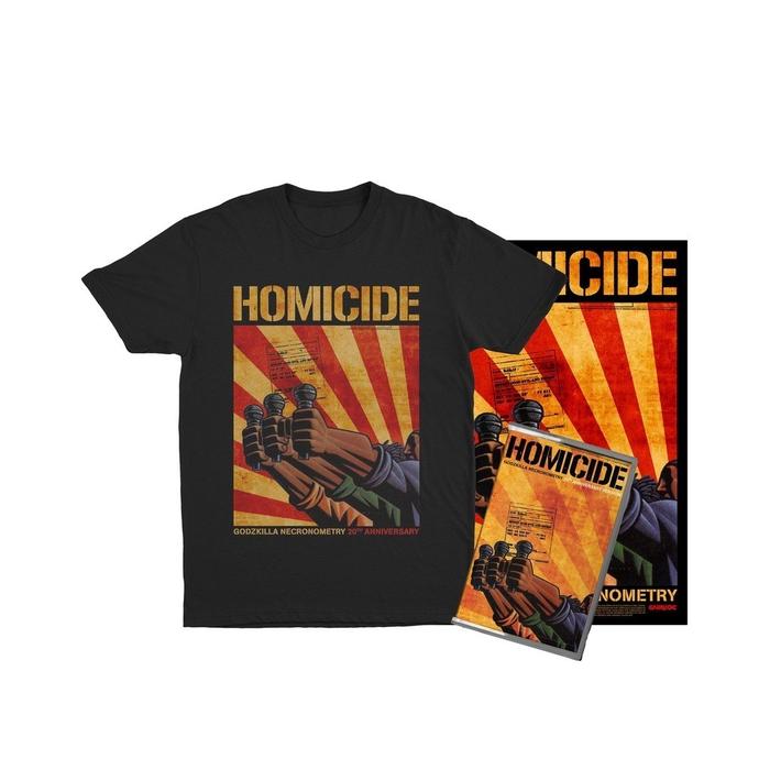 [HOT] Bundling Homicide - Godzkilla 20th Tshirt Cassette Cotton combed 24s Tebal