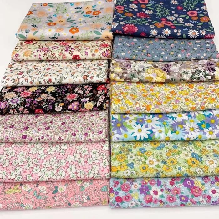 DISKON Kain murah kiloan motif 1kg dapat 6 - 7 Meter cocok untuk tunik dres gamis kebaya dll / fajri
