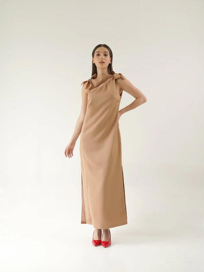 WATT Lily Ladies Dress - Brown