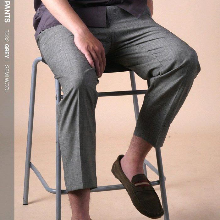 Celana ankle pants T032 by Samase bahan semi wool Kantor Formal Sirwal
