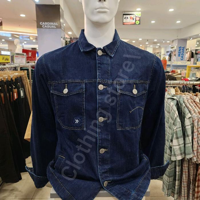 BOMBBOOGIE ORIGINAL jaket pria lengan panjang navy 34168B2DL