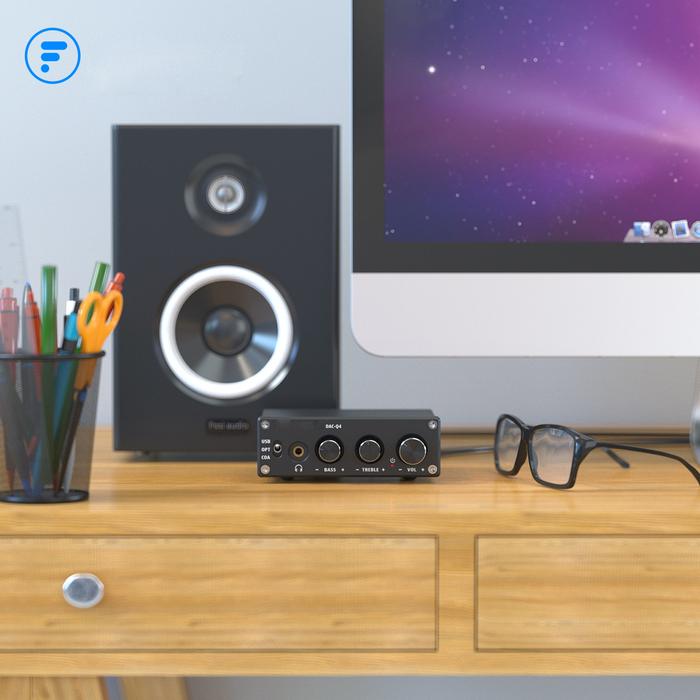 Dekoder Audio Digital Mini HiFi 2.0 USB DAC Amplifier Headphone 24Bit