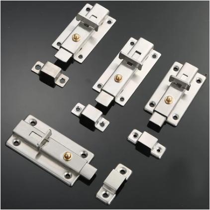 Kunci Pintu Slot Otomatis 4" Inch - Slot Pintu - Grendel Pintu Slot Kunci Otomatis