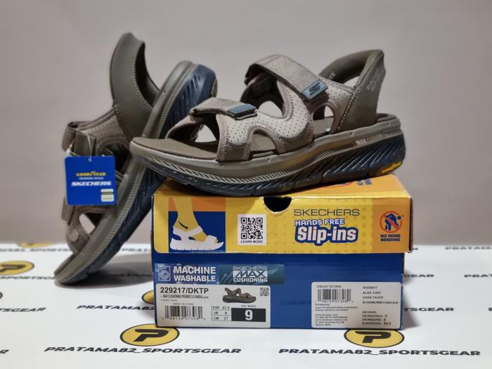 SIZE 45 .5 ( 30 CM ) ORIGINAL ASLI SKECHERS SLIP-INS MAX CUSHIONING PREMIER 2.0 JULIAN GOODYEAR  SAN