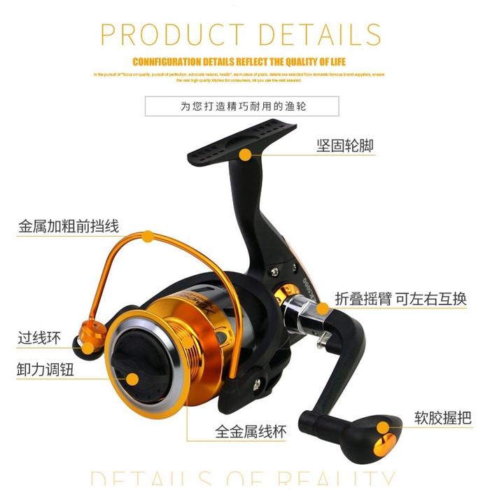 Series Reel Pancing Spinning 12 Ball Bearing