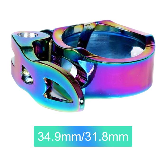 Aluminum Bike Seatpost Clamp, 31.8 / 34.9mm Gear Clip