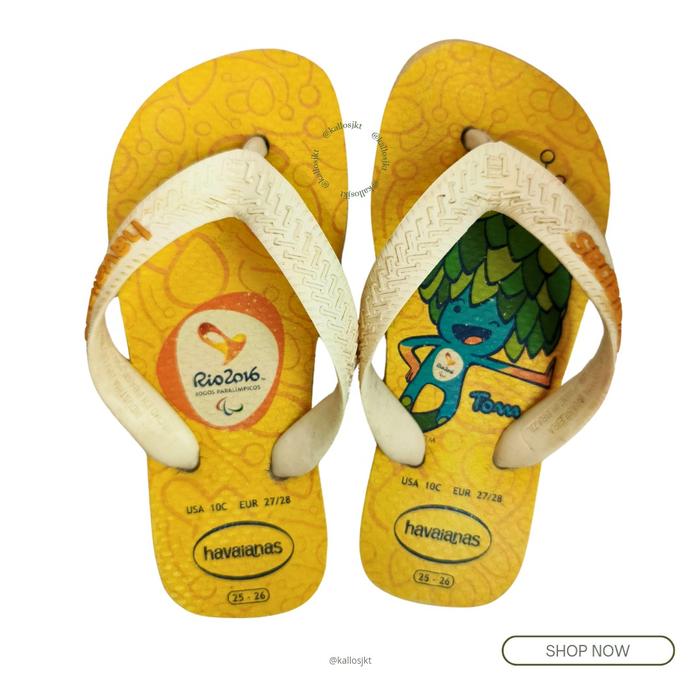 HAVA1AN45 KIDS MASCOTE YELLOW