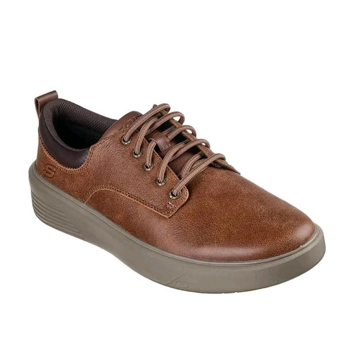 Sepatu Skechers Viewson Gordie Classic Fit Brown Camel