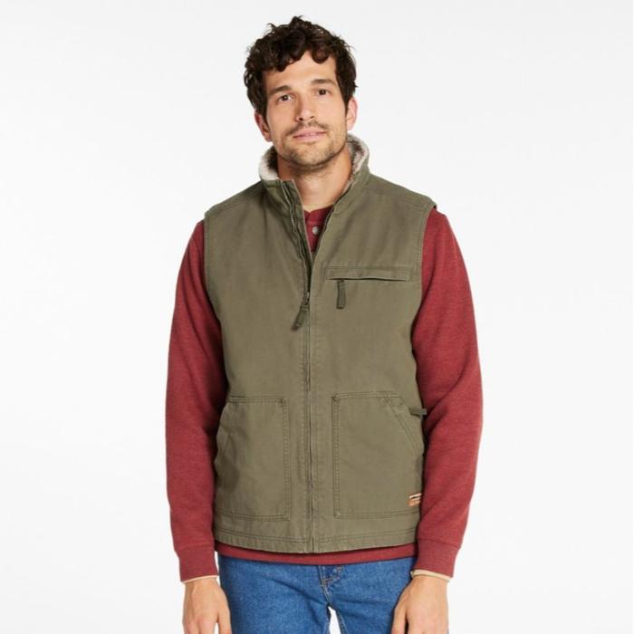 Jaket Pria L.L.Bean Men Insulated Utility Vest PrimaLoft Rompi Motor Casual Original