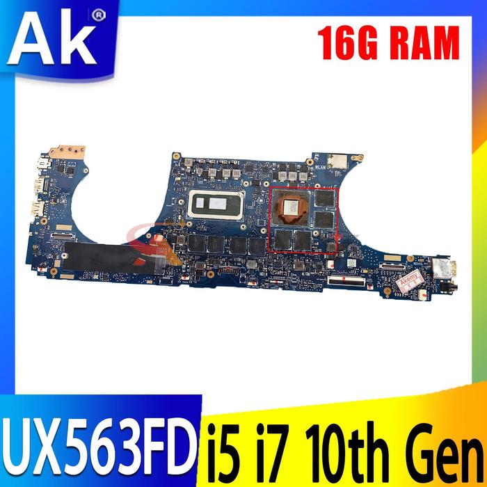UX563FD Mainboard untuk Asus ZenBook Flip 15 UX563FD UX563F BX563FD
