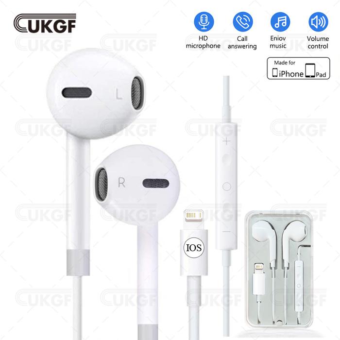 In Ear Headphones for Iphone Lightning Earphones For Apple 14 13 12