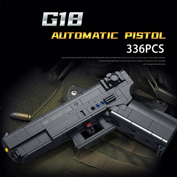 G18 Desert Eagle Military Series M1911 Pistol Gun Model Bricks