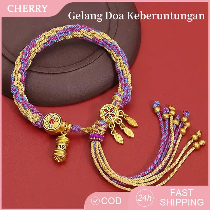 100% Asli Gelang Doa Keberuntungan Terlaris 2026 Gelang Amulet Doa untuk Wanita & Pria - Gelang Tenu
