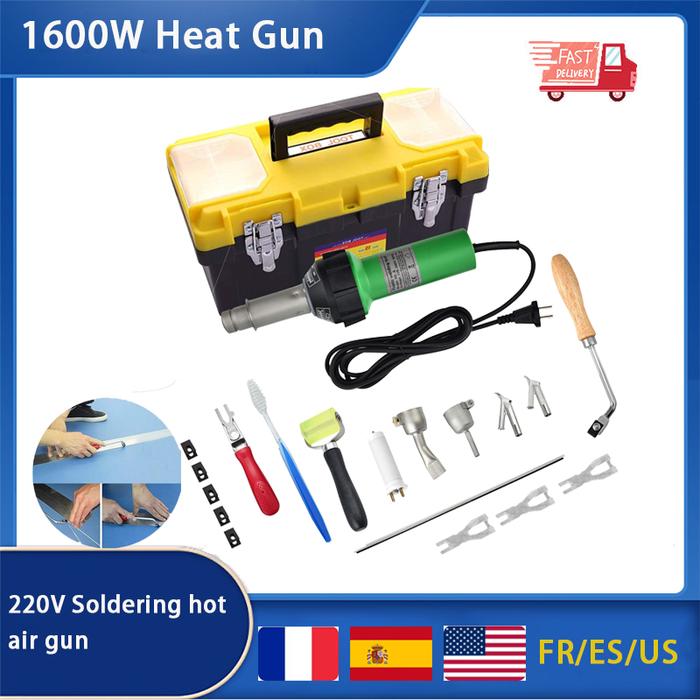 1600W Heat Gun 220V Plastic Welder Electric Heat Gun Hair Dryer