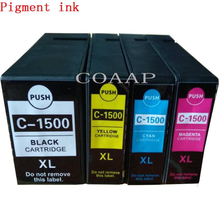 Compatible Set cartridges full pigment ink for Canon pgi 1500
