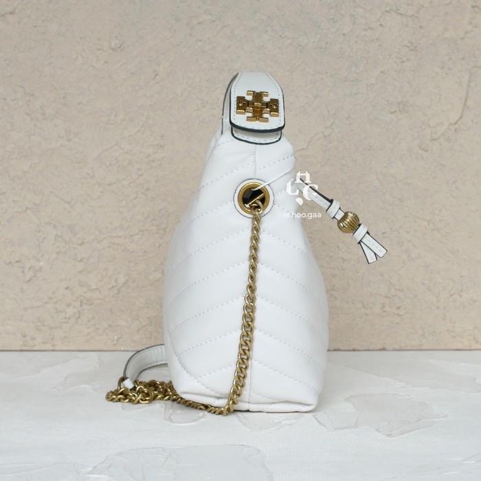 Tb kira chevron halfmoon shoulder bag